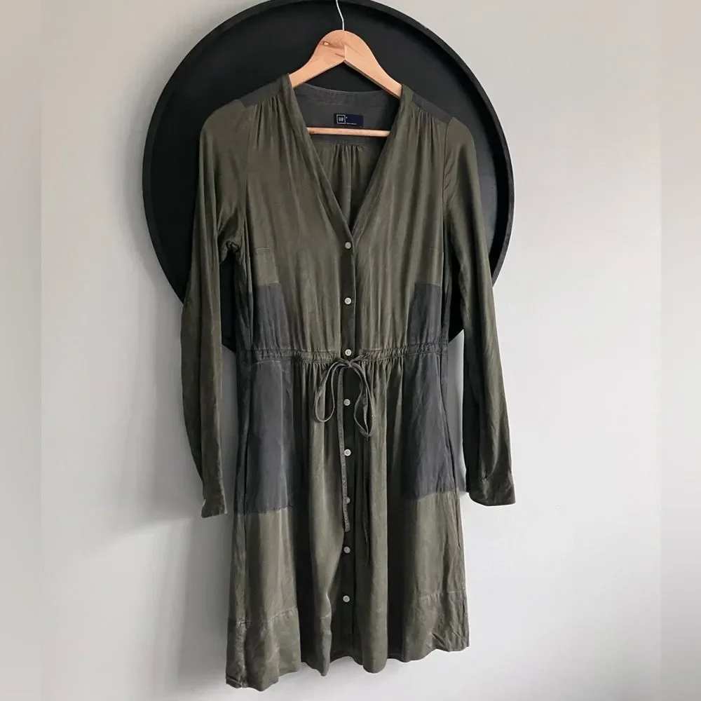 GAP Shirt Dress Size 0 - Picture 2 of 12